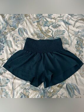 SHEIN Teal Flowy Shorts